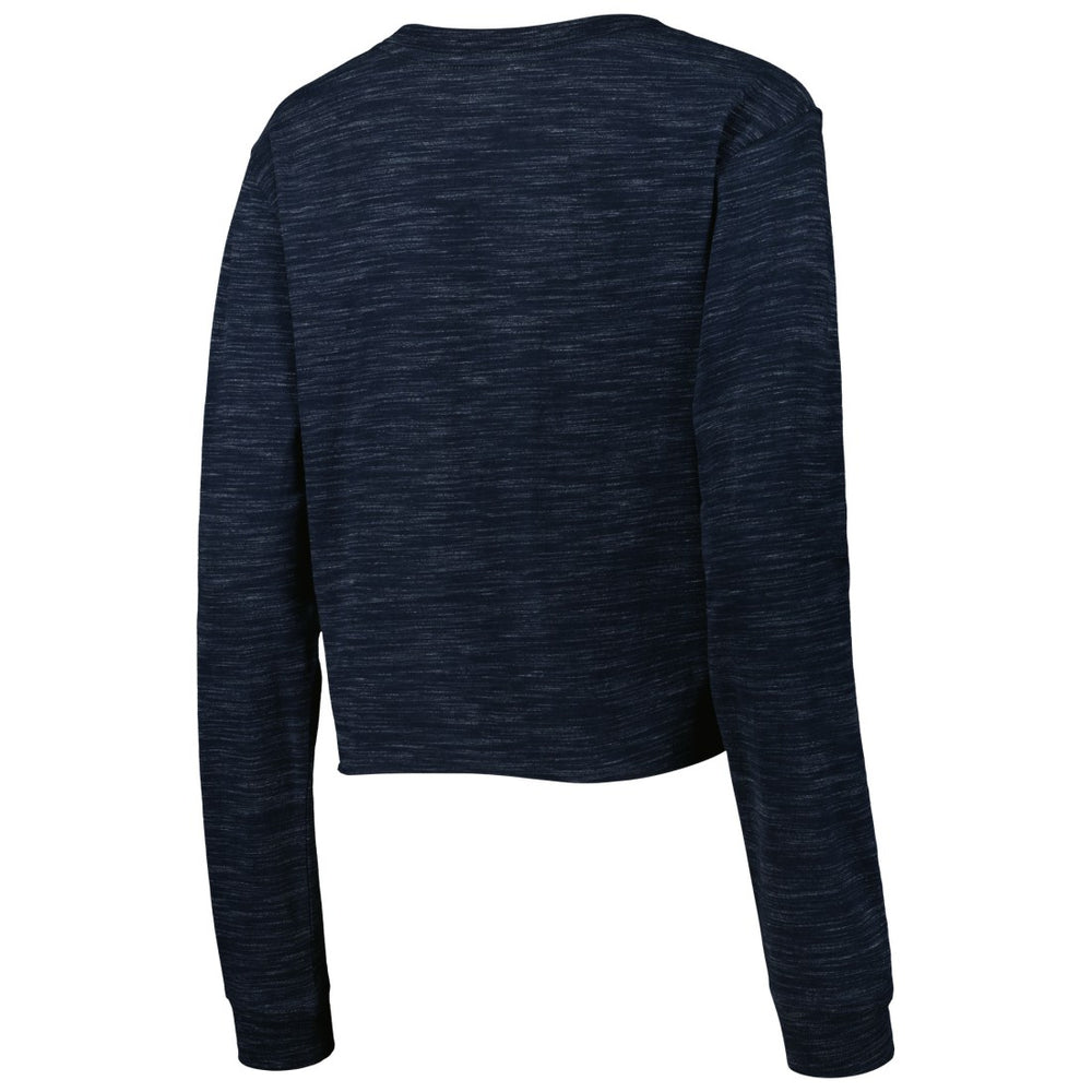 Tennessee Titans New Era Women's Crop Long Sleeve T-Shirt - Navy T-shirts