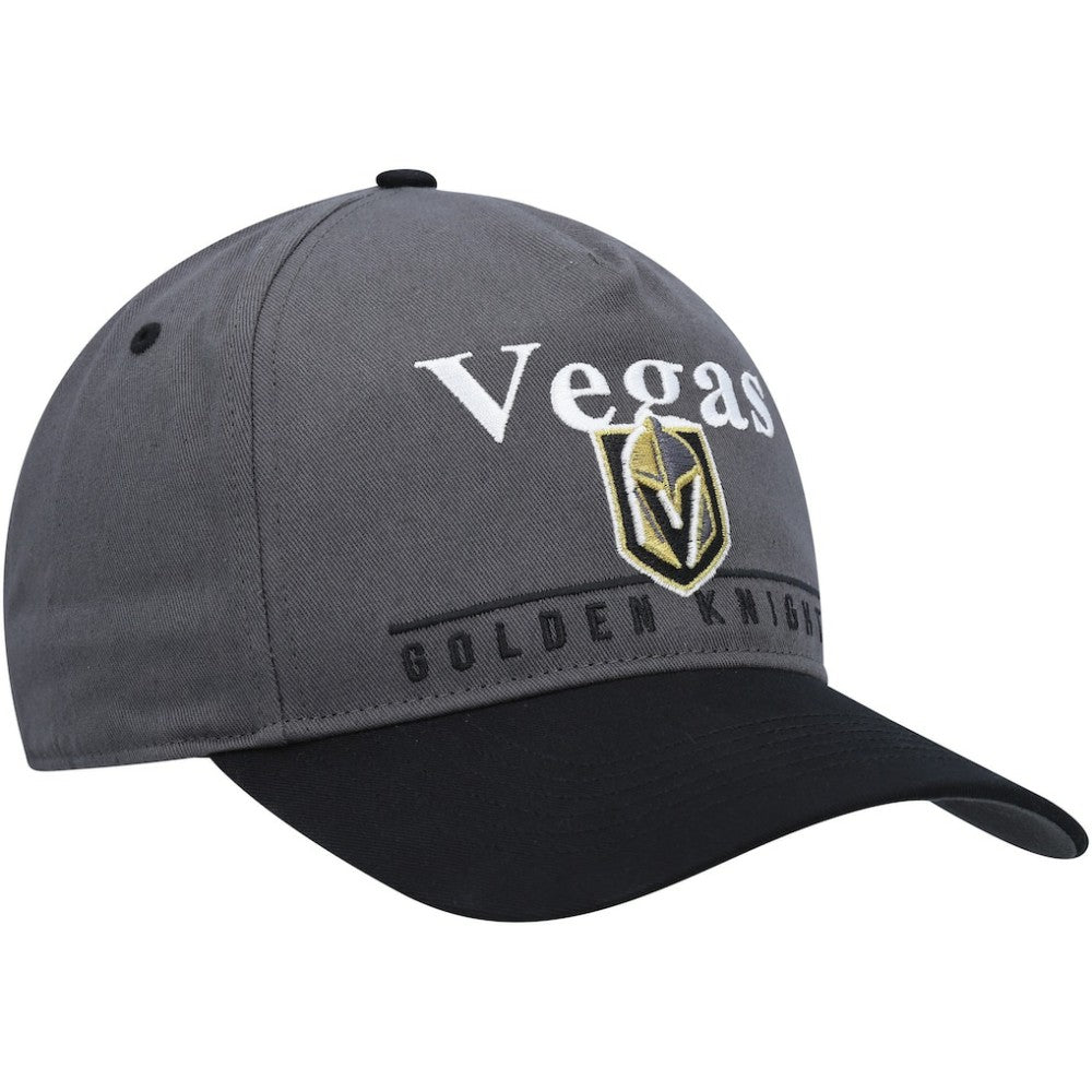 Vegas Golden Knights '47 Super Hitch Adjustable Snapback Hat - Charcoal/Black | US 4883516