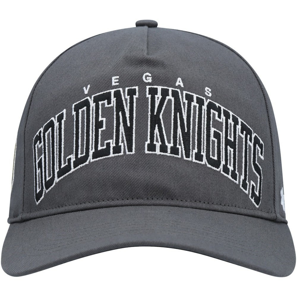 Vegas Golden Knights '47 Block Arch Hitch Snapback Hat - Charcoal | US 4883550
