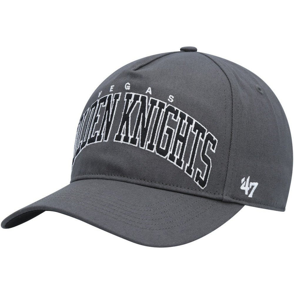 Vegas Golden Knights '47 Block Arch Hitch Snapback Hat - Charcoal | US 4883550
