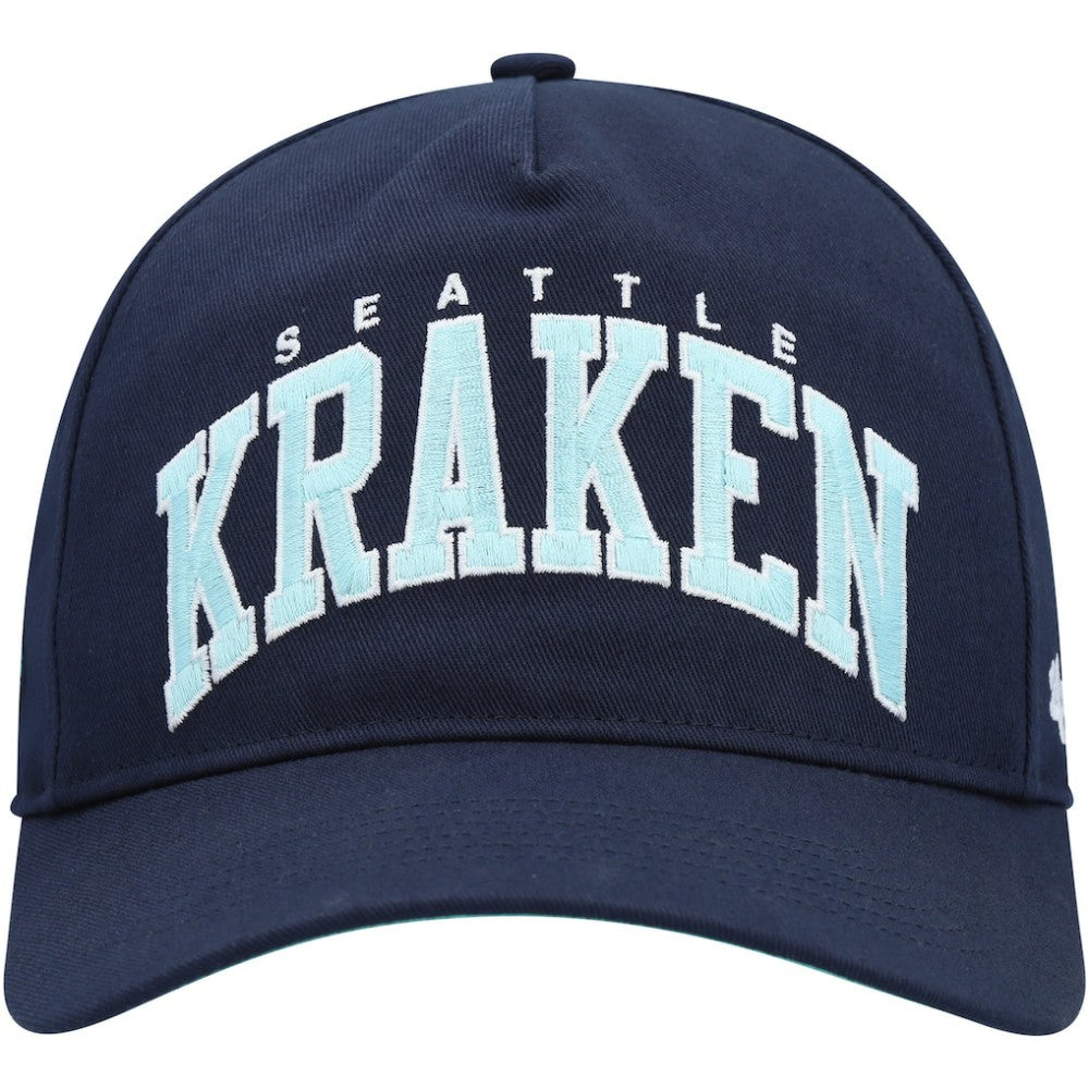 Seattle Kraken '47 Block Arch Hitch Snapback Hat - Deep Sea Blue | US 4883551
