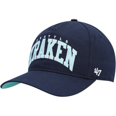 Seattle Kraken '47 Block Arch Hitch Snapback Hat - Deep Sea Blue | US 4883551