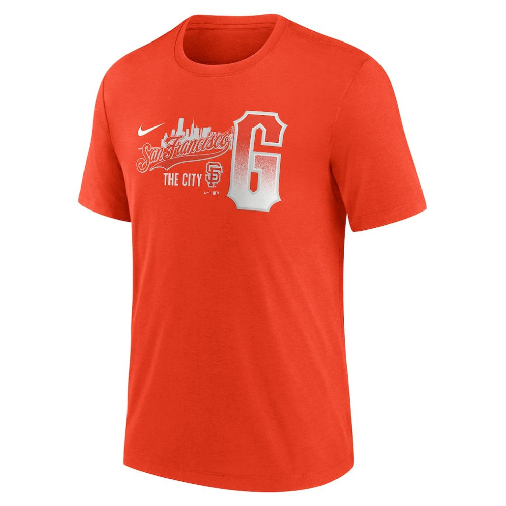 San Francisco Giants Nike City Connect Tri-Blend T-Shirt - Orange T-shirts