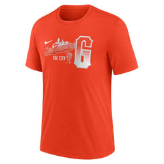 San Francisco Giants Nike City Connect Tri-Blend T-Shirt - Orange T-shirts