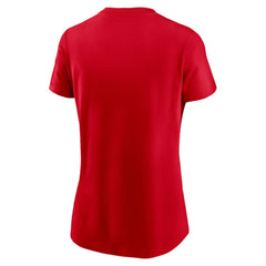 Miami Marlins Nike Women's City Connect Wordmark T-Shirt - Red T-shirts