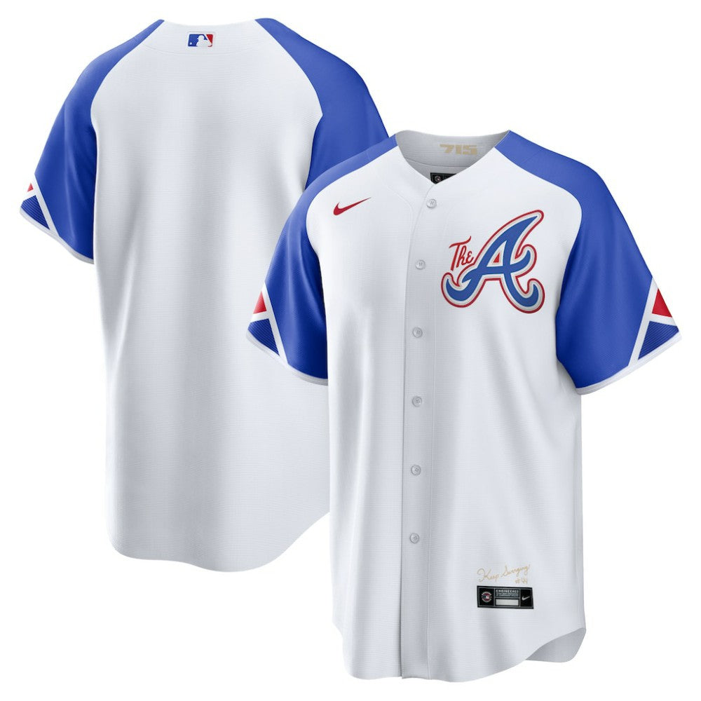 Atlanta Braves Nike 2023 City Connect Replica Jersey - White Jerseys