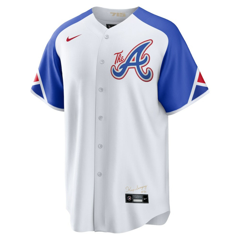 Atlanta Braves Nike 2023 City Connect Replica Jersey - White Jerseys
