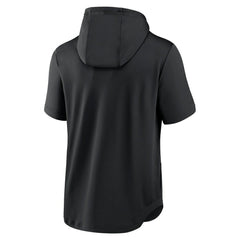 Baltimore Orioles Nike City Connect Short Sleeve Pullover Hoodie - Black Hoodies
