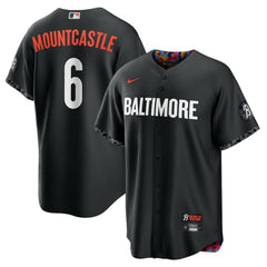 Ryan Mountcastle Baltimore Orioles Nike City Connect Replica Player Jersey - Black Jerseys