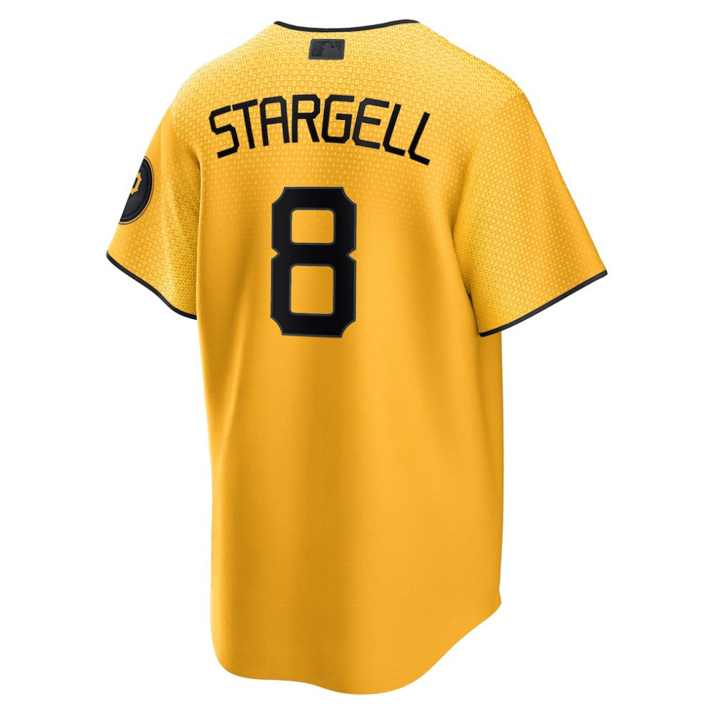 Willie Stargell Pittsburgh Pirates Nike City Connect Replica Player Jersey - Gold Jerseys