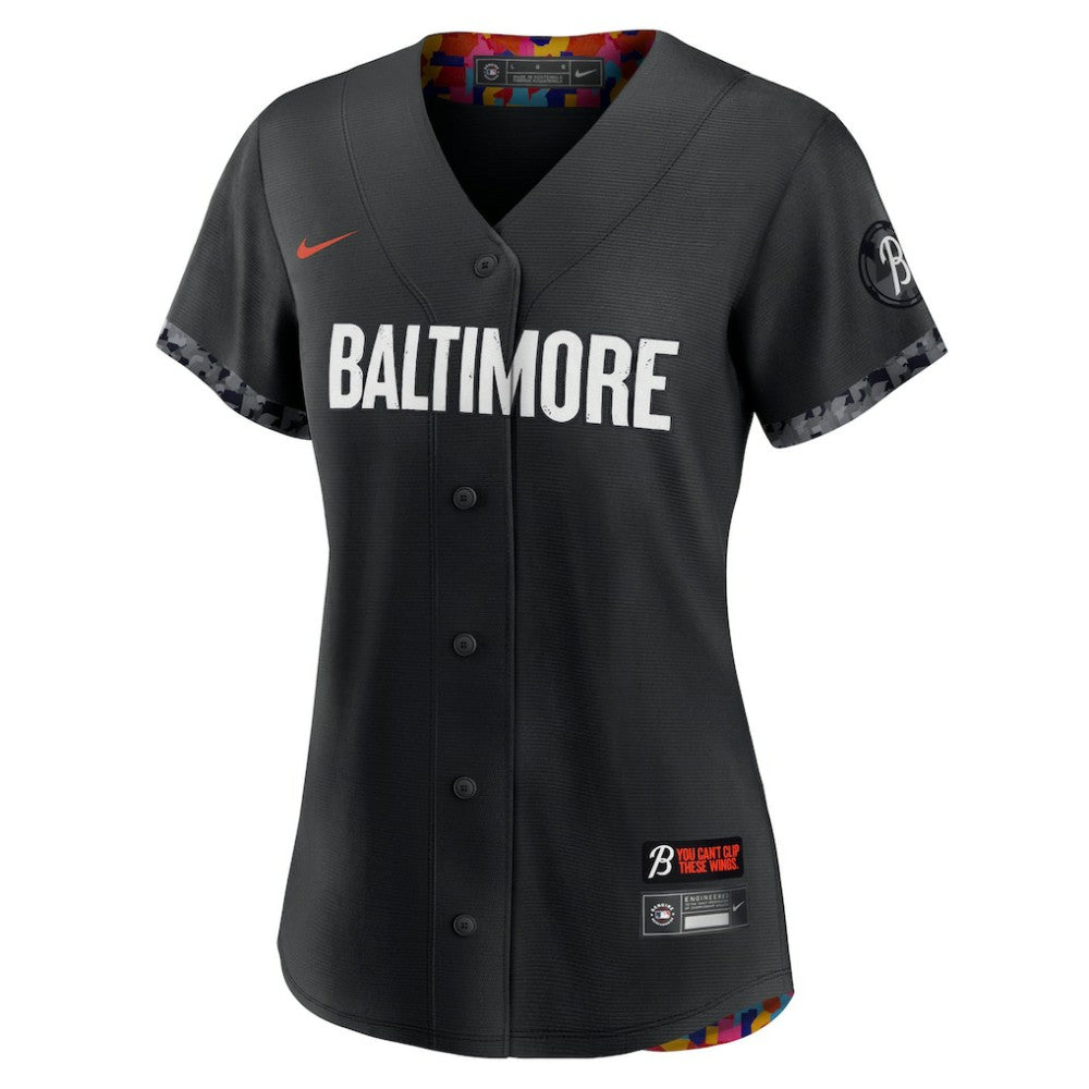Baltimore Orioles Nike Women's City Connect Replica Jersey - Black Jerseys