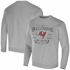 Tampa Bay Buccaneers NFL x Darius Rucker Collection Pullover Sweatshirt - Heather Gray Pullover