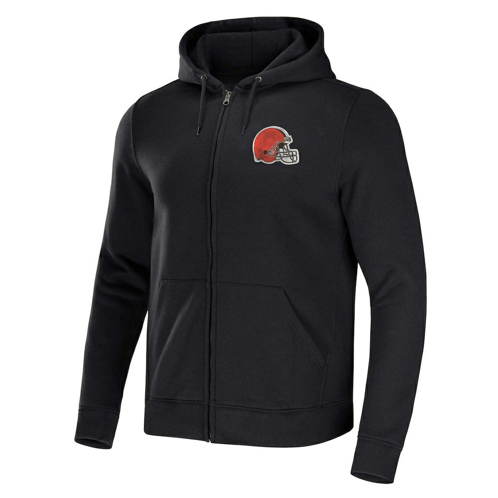 Cleveland Browns NFL x Darius Rucker Collection Rocker Full-Zip Hoodie - Black Hoodies