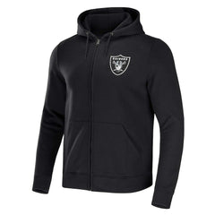 Las Vegas Raiders NFL x Darius Rucker Collection Rocker Full-Zip Hoodie - Black Hoodies