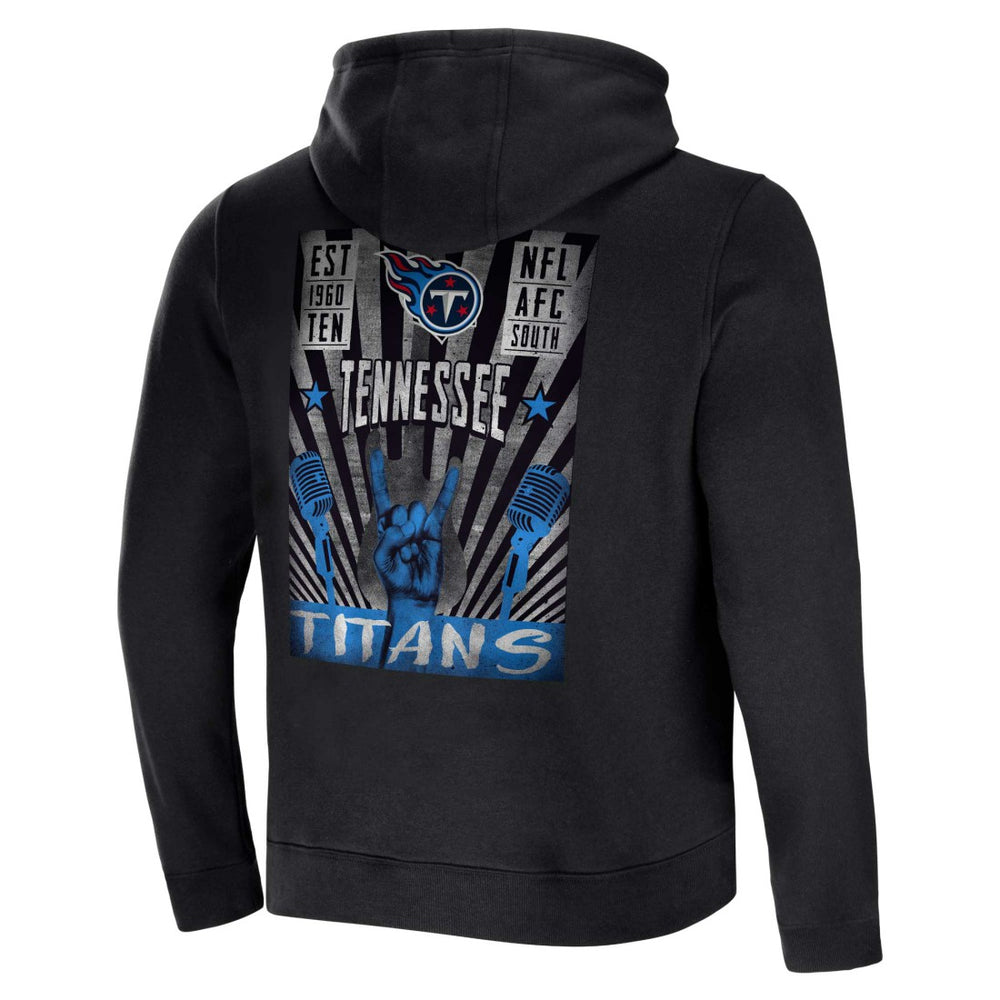 Tennessee Titans NFL x Darius Rucker Collection Rocker Full-Zip Hoodie - Black Hoodies
