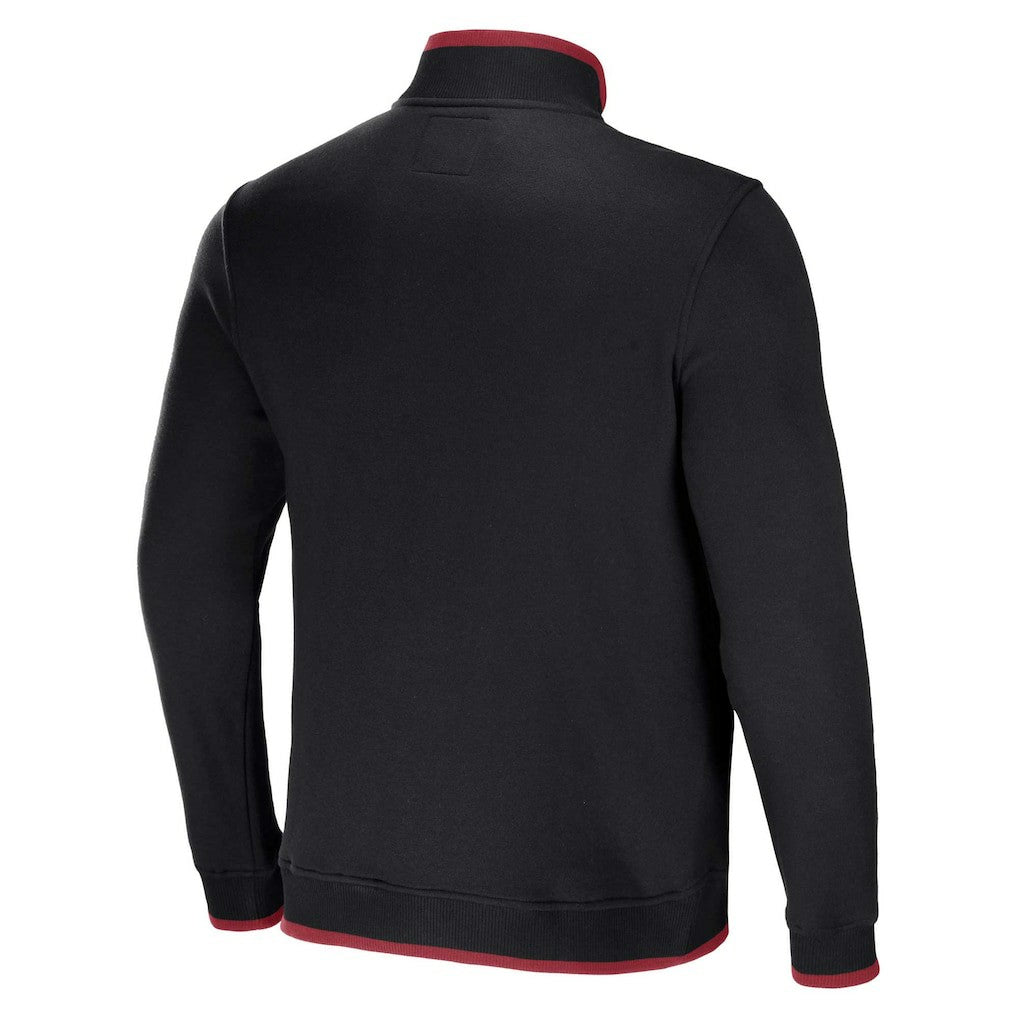 Arizona Cardinals NFL x Darius Rucker Collection Logo Quarter-Zip Top - Black Tops