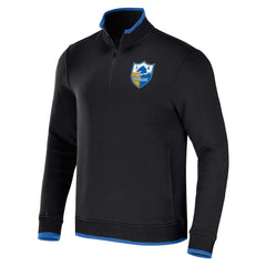 Los Angeles Chargers NFL x Darius Rucker Collection Logo Quarter-Zip Top - Black Tops