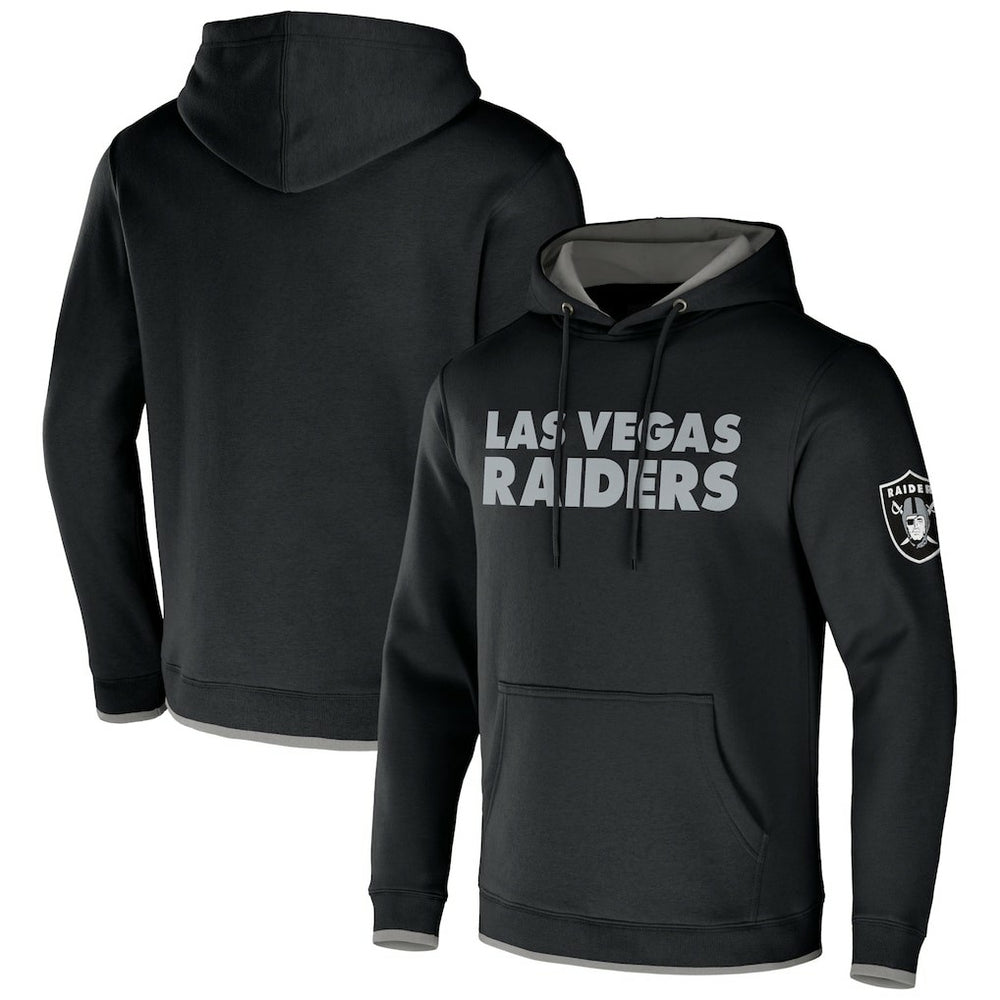 Las Vegas Raiders NFL x Darius Rucker Collection Pullover Hoodie - Black Hoodies