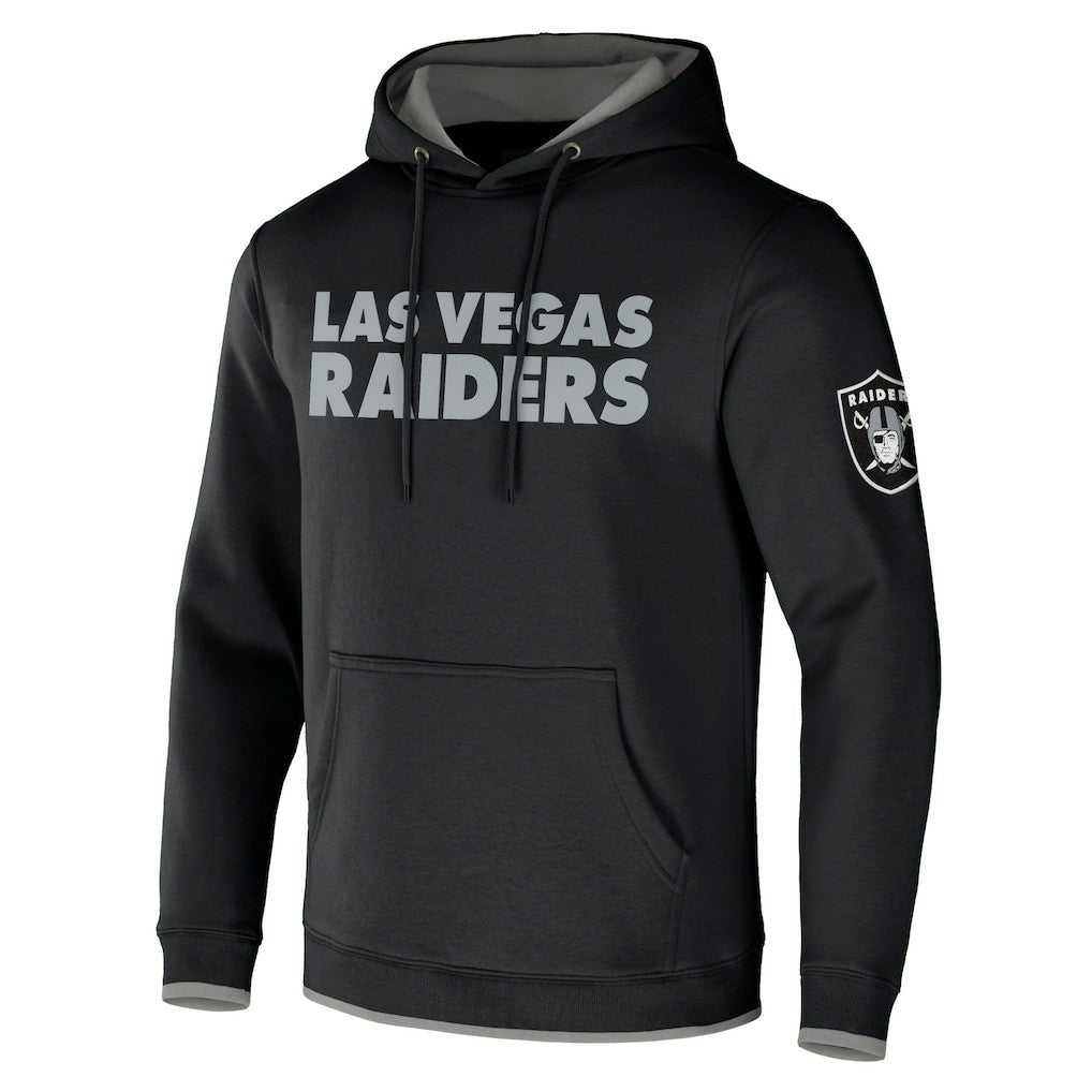 Las Vegas Raiders NFL x Darius Rucker Collection Pullover Hoodie - Black Hoodies