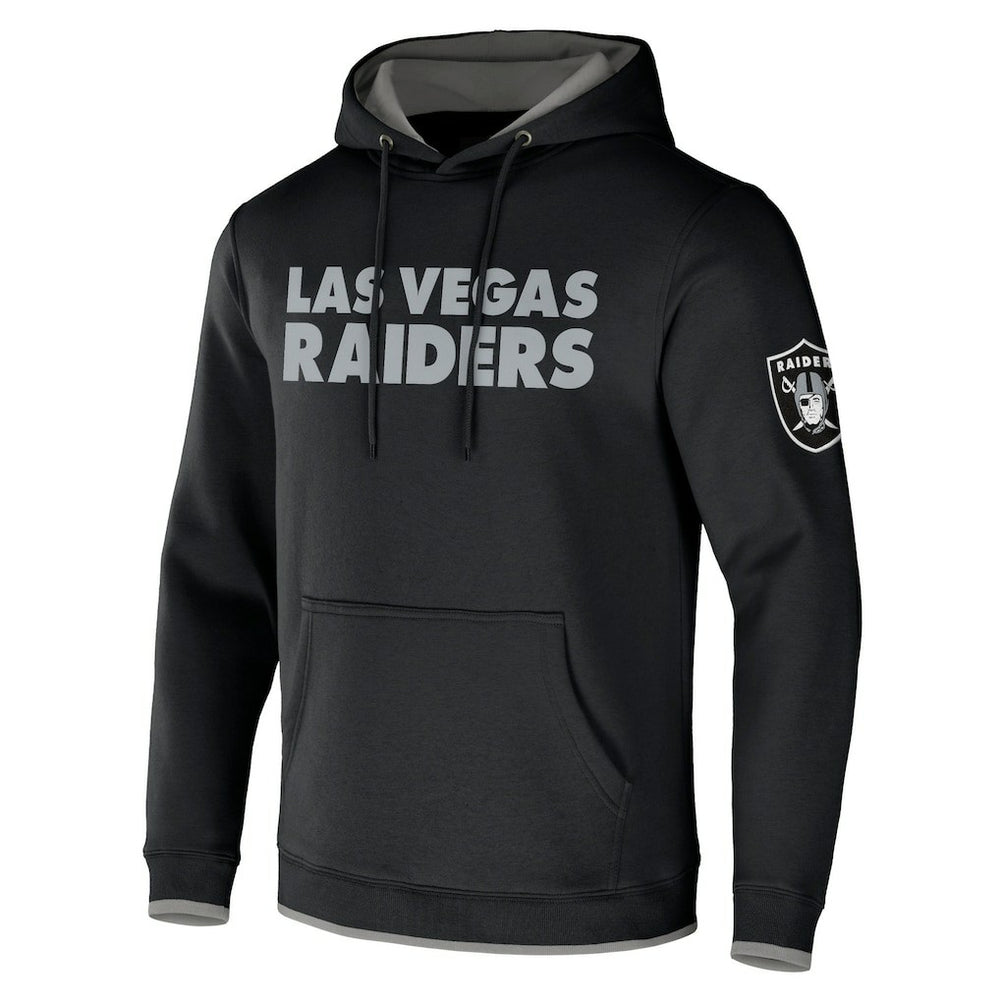 Las Vegas Raiders NFL x Darius Rucker Collection Pullover Hoodie - Black Hoodies