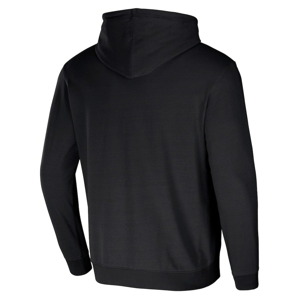 Las Vegas Raiders NFL x Darius Rucker Collection Washed Pullover Hoodie - Black Hoodies