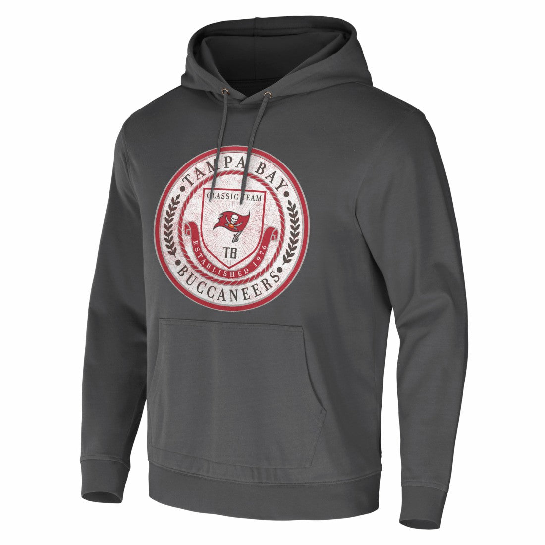 Tampa Bay Buccaneers NFL x Darius Rucker Collection Washed Pullover Hoodie - Charcoal Hoodies