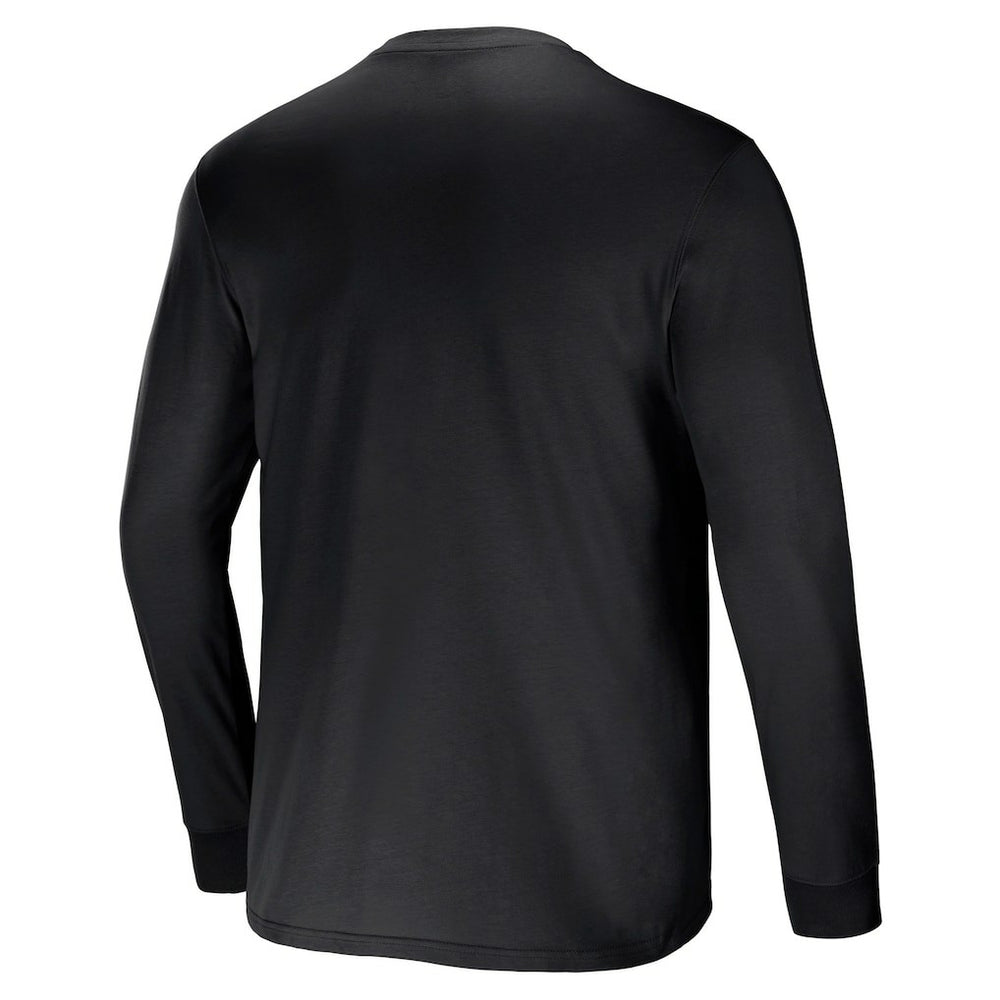Cleveland Browns NFL x Darius Rucker Collection Team Long Sleeve Pocket T-Shirt - Brown T-shirts