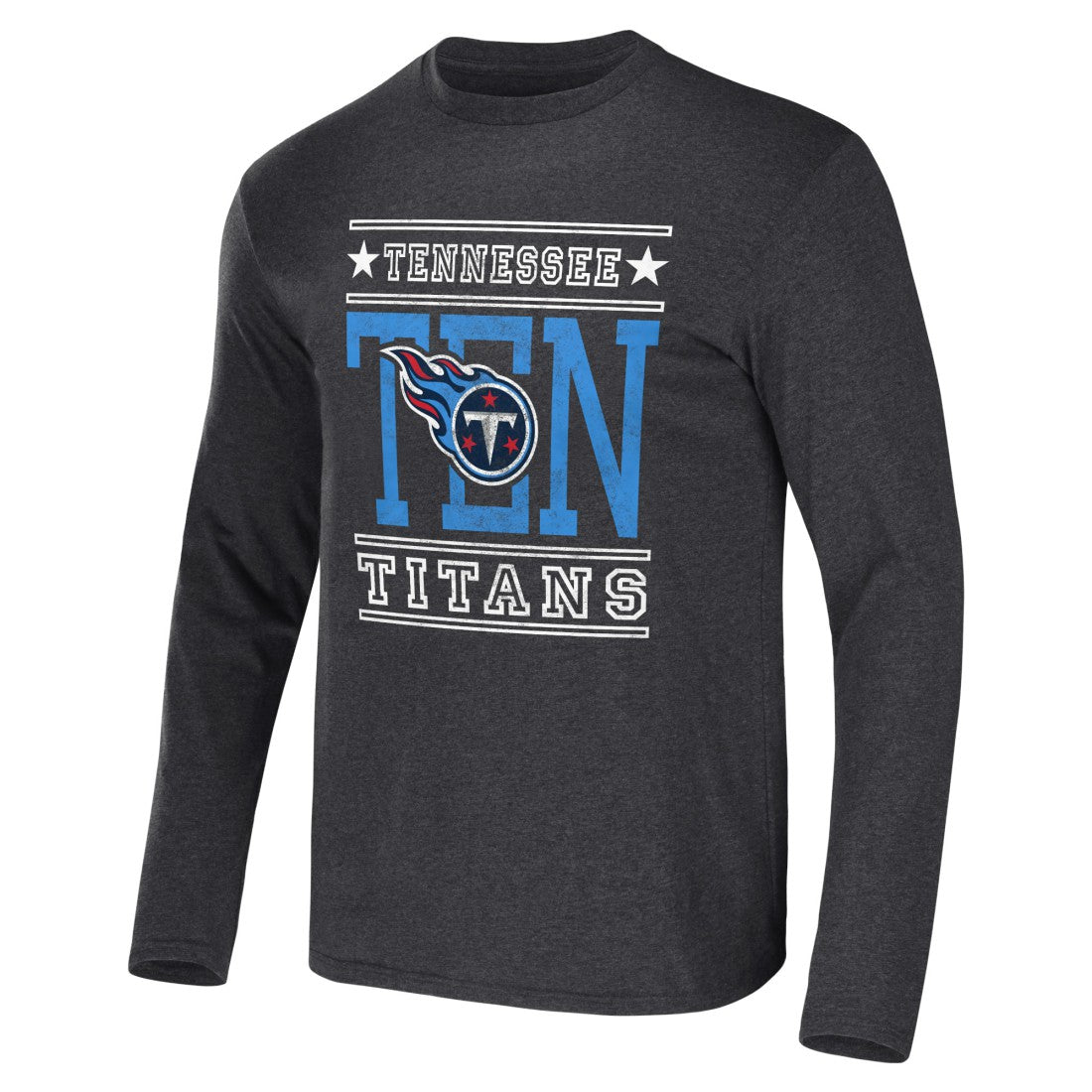 Tennessee Titans NFL x Darius Rucker Collection Long Sleeve T-Shirt - Heathered Charcoal T-shirts