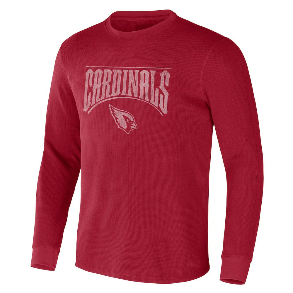 Arizona Cardinals NFL x Darius Rucker Collection Long Sleeve Thermal T-Shirt - Cardinal T-shirts