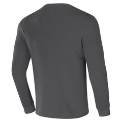 Las Vegas Raiders NFL x Darius Rucker Collection Long Sleeve Thermal T-Shirt - Charcoal T-shirts