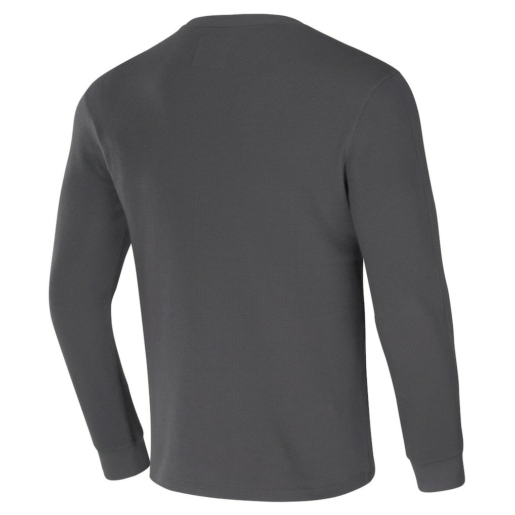 New Orleans Saints NFL x Darius Rucker Collection Long Sleeve Thermal T-Shirt - Charcoal T-shirts