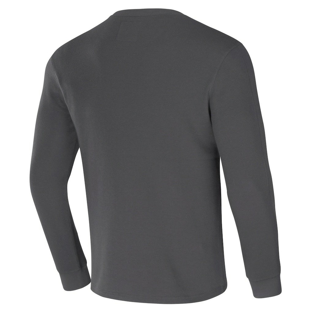 New Orleans Saints NFL x Darius Rucker Collection Long Sleeve Thermal T-Shirt - Charcoal T-shirts
