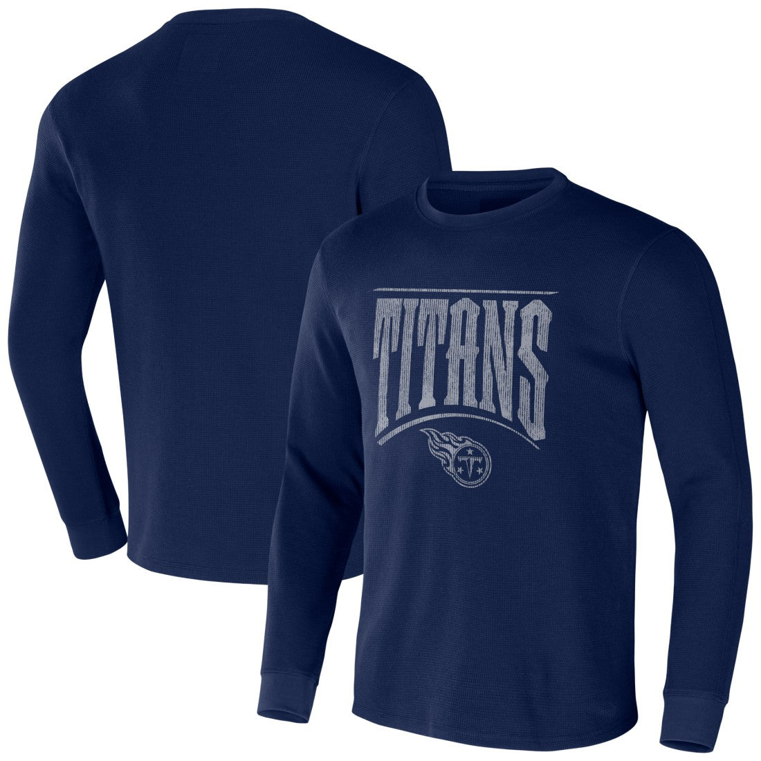 Tennessee Titans NFL x Darius Rucker Collection Long Sleeve Thermal T-Shirt - Navy T-shirts
