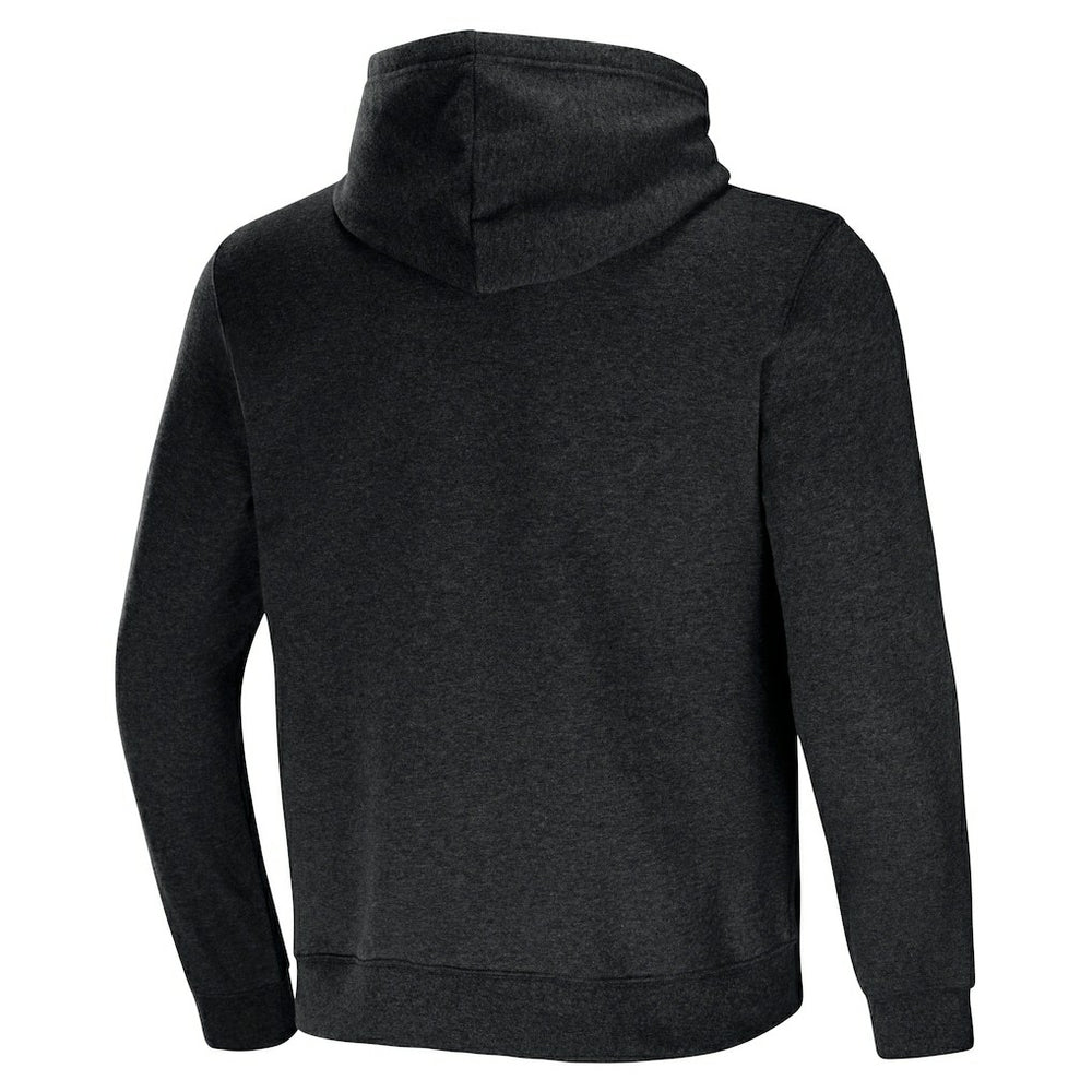 New Orleans Saints NFL x Darius Rucker Collection Radar Pullover Hoodie - Heather Charcoal Hoodies