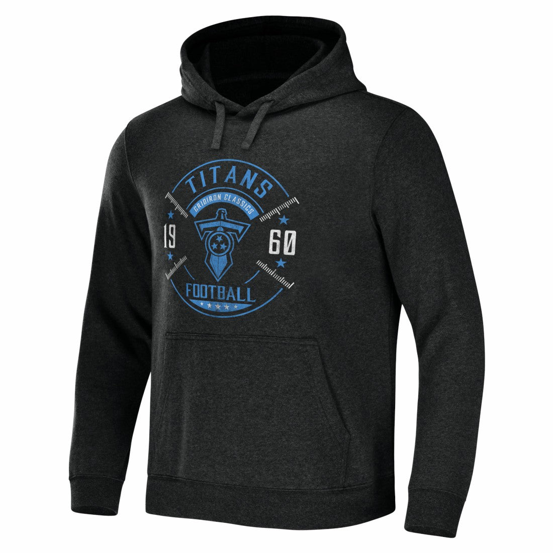 Tennessee Titans NFL x Darius Rucker Collection Radar Pullover Hoodie - Heather Charcoal Hoodies