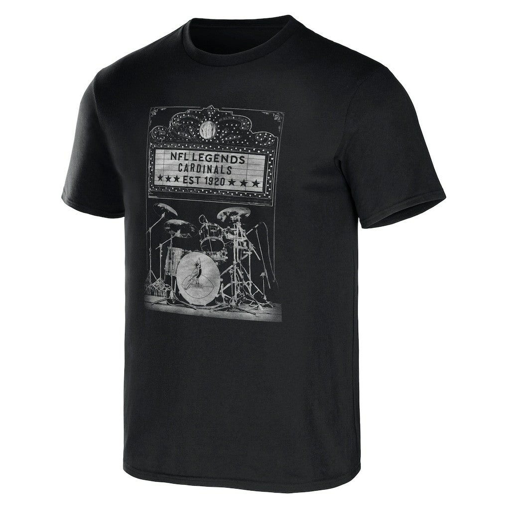 Arizona Cardinals NFL x Darius Rucker Collection Band T-Shirt - Black T-shirts