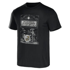 New Orleans Saints NFL x Darius Rucker Collection Band T-Shirt - Black T-shirts