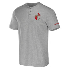 San Francisco 49ers NFL x Darius Rucker Collection Henley T-Shirt - Heather Gray T-shirts