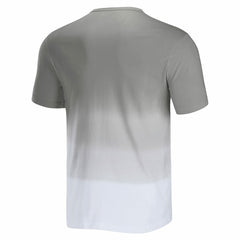 Las Vegas Raiders NFL x Darius Rucker Collection Dip Dye Pocket T-Shirt - Silver/White T-shirts