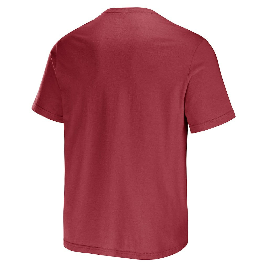 Arizona Cardinals NFL x Darius Rucker Collection Stripe T-Shirt - Cardinal T-shirts