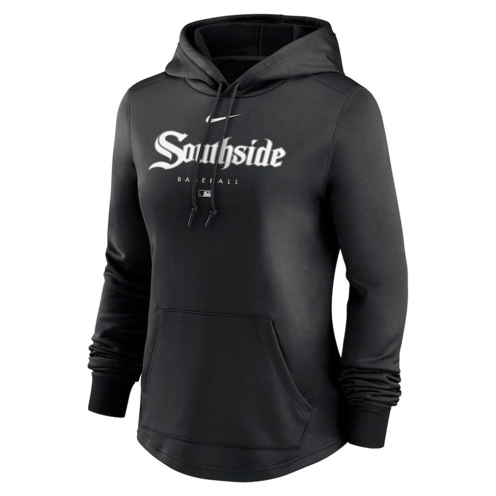 Chicago White Sox Nike Women's City Connect Pregame Performance Pullover Hoodie - Black Hoodies