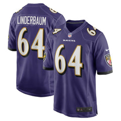 Tyler Linderbaum Baltimore Ravens Player Game Jersey - Purple Jerseys