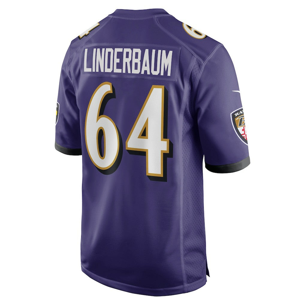 Tyler Linderbaum Baltimore Ravens Player Game Jersey - Purple Jerseys