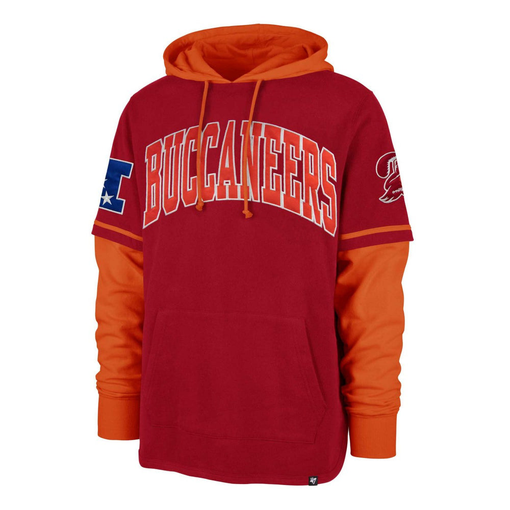 Tampa Bay Buccaneers '47 Shortstop Pullover Hoodie - Red Hoodies
