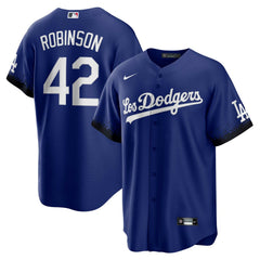 Jackie Robinson Los Angeles Dodgers Nike City Connect Replica Player Jersey - Royal Jerseys