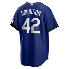 Jackie Robinson Los Angeles Dodgers Nike City Connect Replica Player Jersey - Royal Jerseys