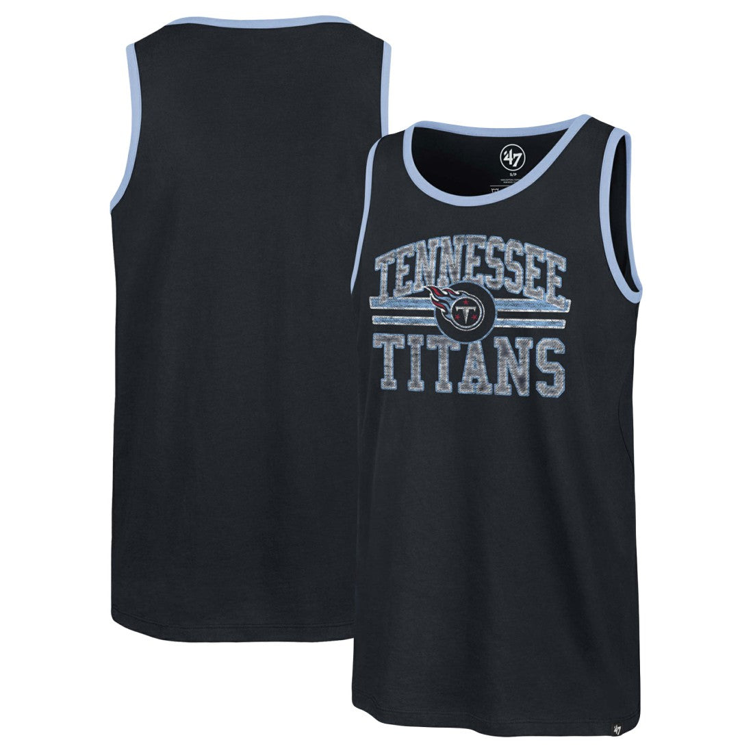 Tennessee Titans '47 Winger Franklin Tank Top - Navy Tops