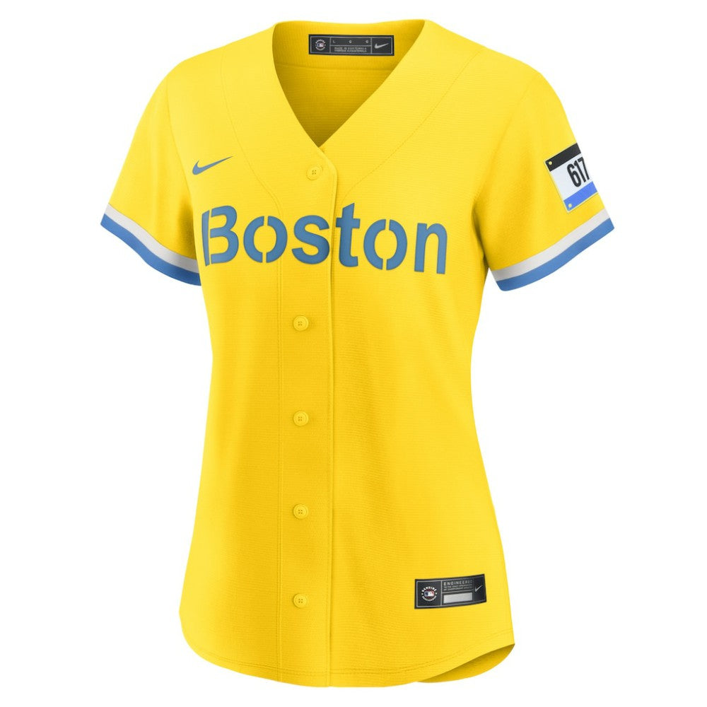 David Ortiz Boston Red Sox Nike Women's City Connect Replica Player Jersey - Gold Jerseys