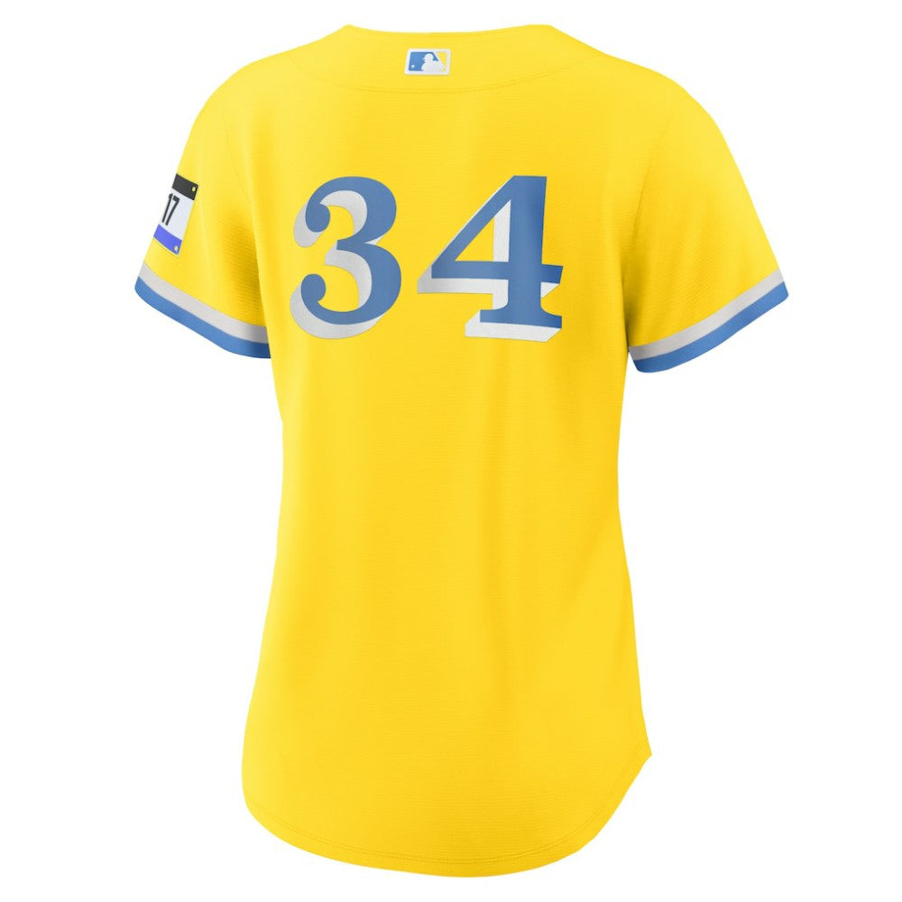 David Ortiz Boston Red Sox Nike Women's City Connect Replica Player Jersey - Gold Jerseys