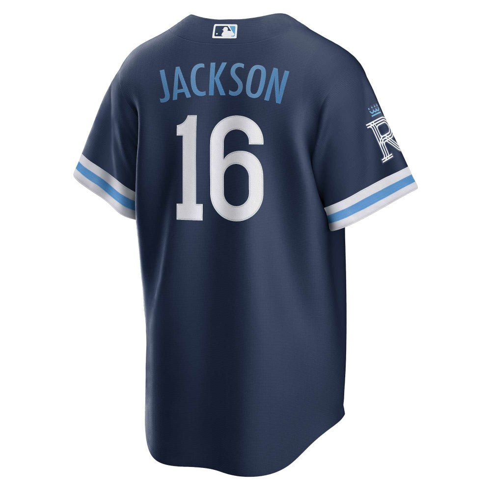 Bo Jackson Kansas City Royals Nike City Connect Replica Player Jersey - Navy Jerseys